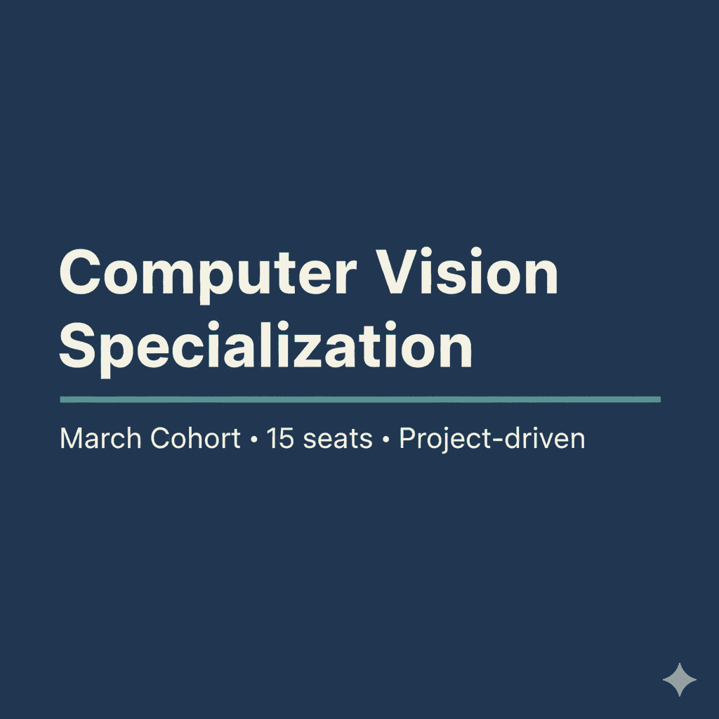 Computer Vision Specialization